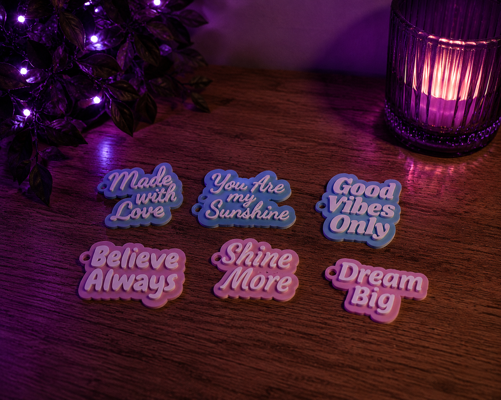 Custom Text Keychain
